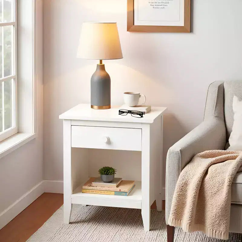 Weston Kids' Nightstand White - Alaterre Furniture