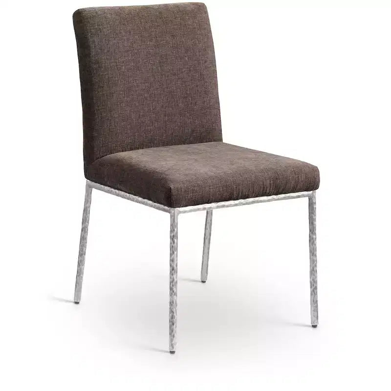 Meridian Furniture,Reeves Chenille Fabric Dining Chair, Set of 2
