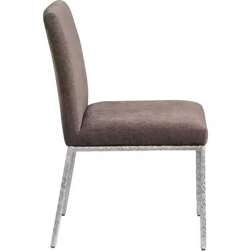 Meridian Furniture,Reeves Chenille Fabric Dining Chair, Set of 2