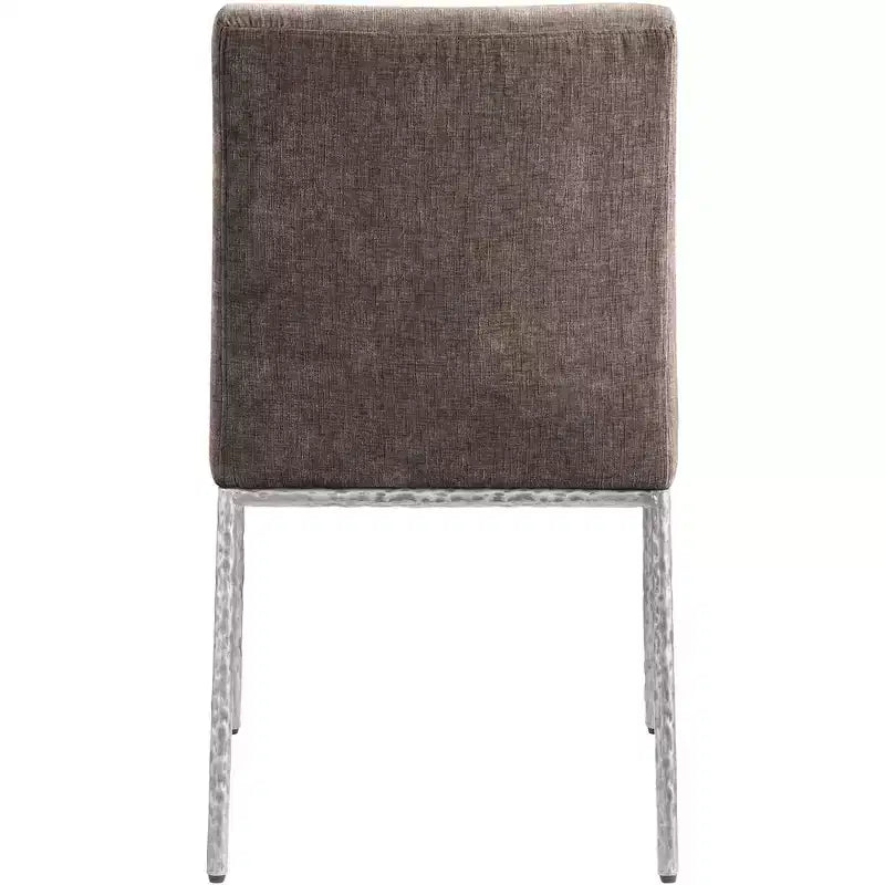Meridian Furniture,Reeves Chenille Fabric Dining Chair, Set of 2