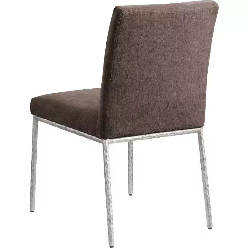 Meridian Furniture,Reeves Chenille Fabric Dining Chair, Set of 2