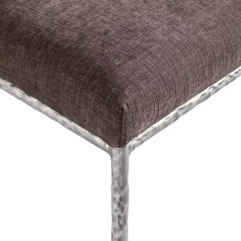 Meridian Furniture,Reeves Chenille Fabric Dining Chair, Set of 2