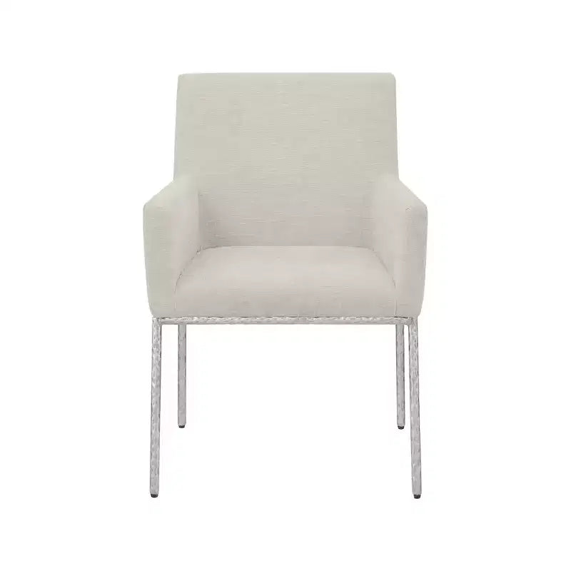 Meridian Furniture,Reeves Chenille Fabric Dining Chair, Set of 2