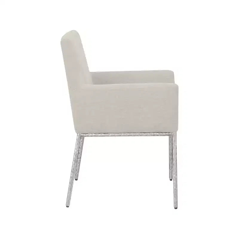 Meridian Furniture,Reeves Chenille Fabric Dining Chair, Set of 2