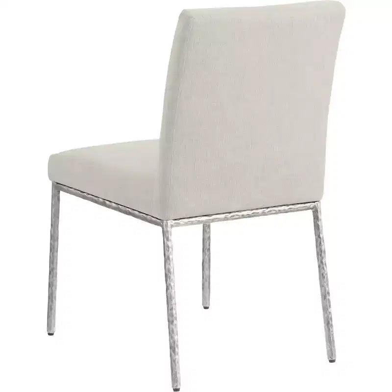 Meridian Furniture,Reeves Chenille Fabric Dining Chair, Set of 2
