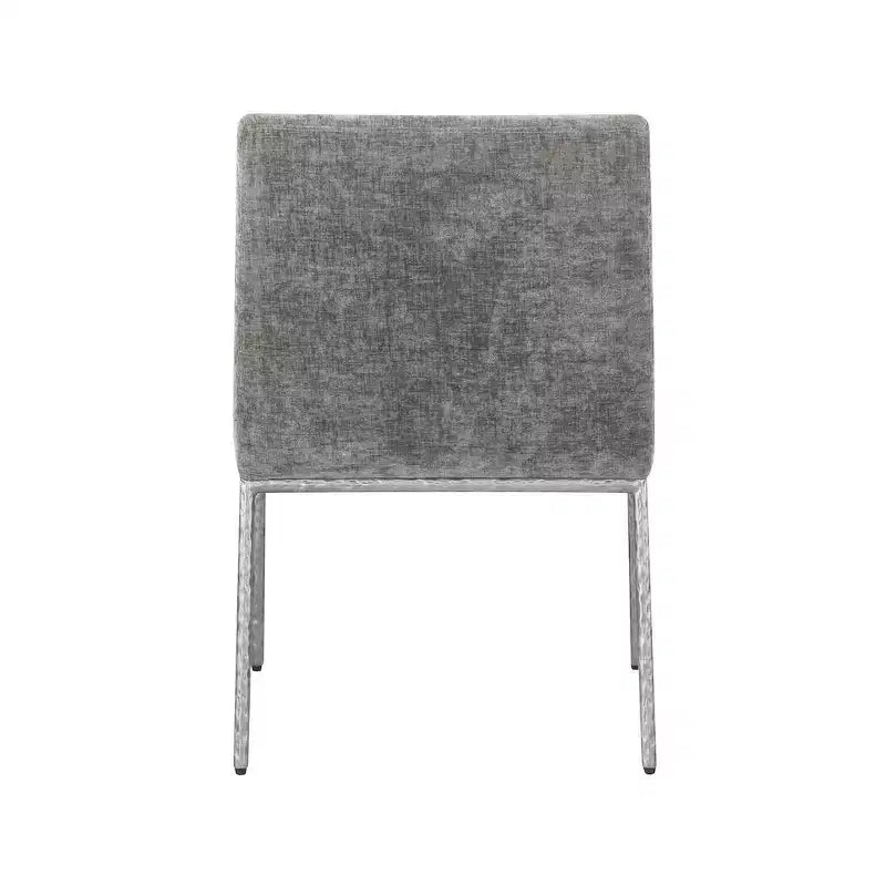 Meridian Furniture,Reeves Chenille Fabric Dining Chair, Set of 2