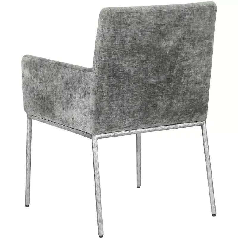 Meridian Furniture,Reeves Chenille Fabric Dining Chair, Set of 2