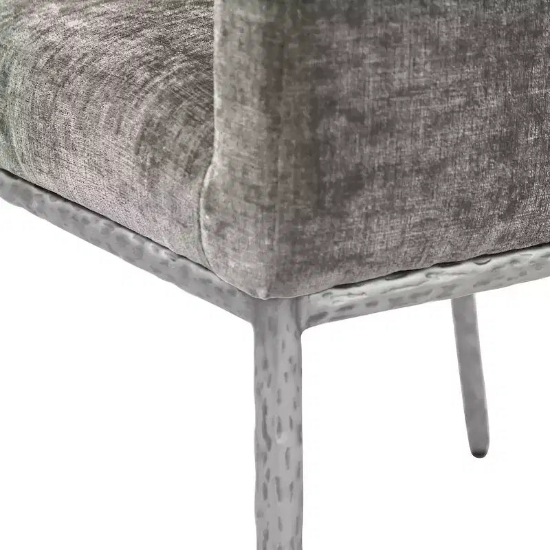 Meridian Furniture,Reeves Chenille Fabric Dining Chair, Set of 2