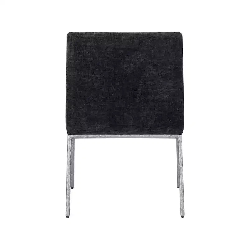 Meridian Furniture,Reeves Chenille Fabric Dining Chair, Set of 2