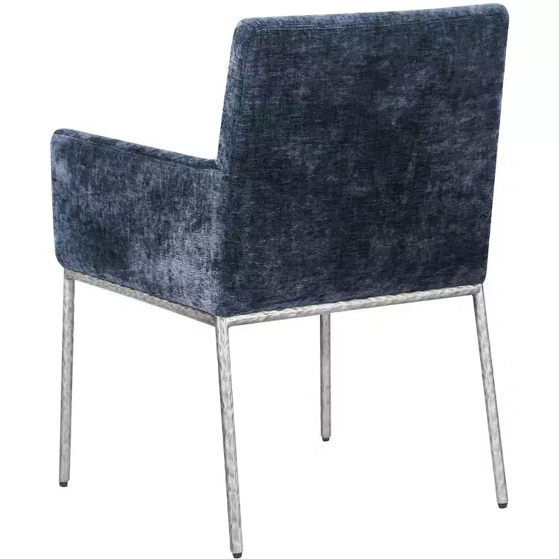 Meridian Furniture,Reeves Chenille Fabric Dining Chair, Set of 2