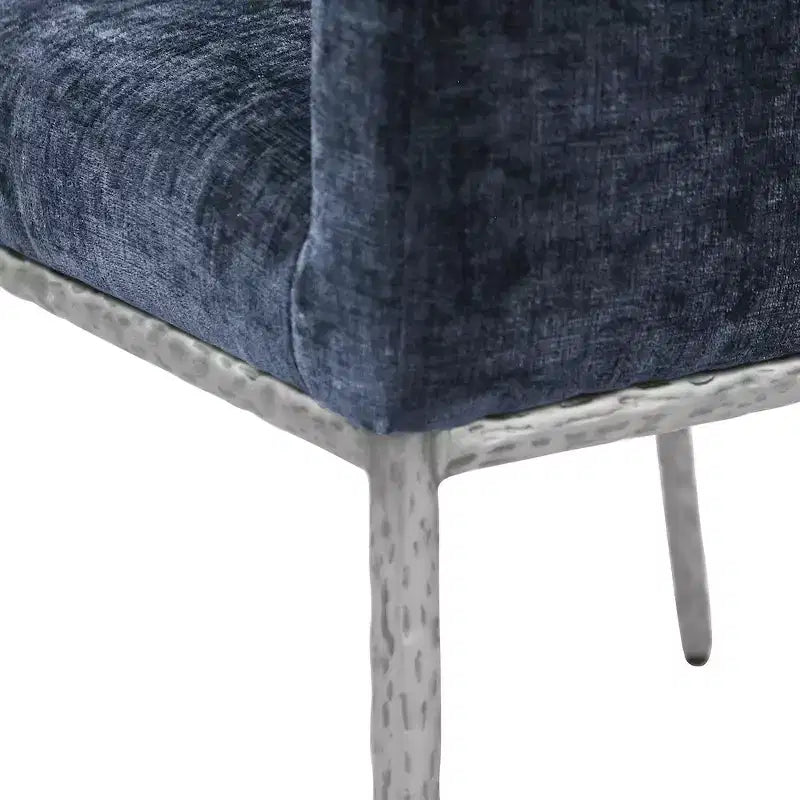 Meridian Furniture,Reeves Chenille Fabric Dining Chair, Set of 2