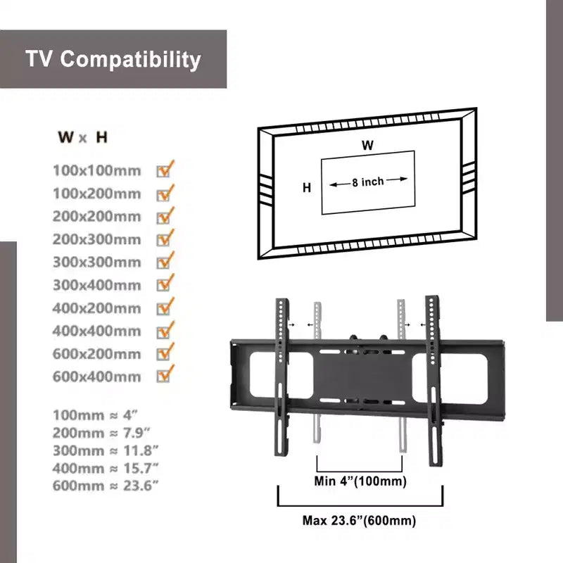 GDFStudio Gill Angle And Height Adjustable Metal Tube TV Stand with Tempered Glass Shlves