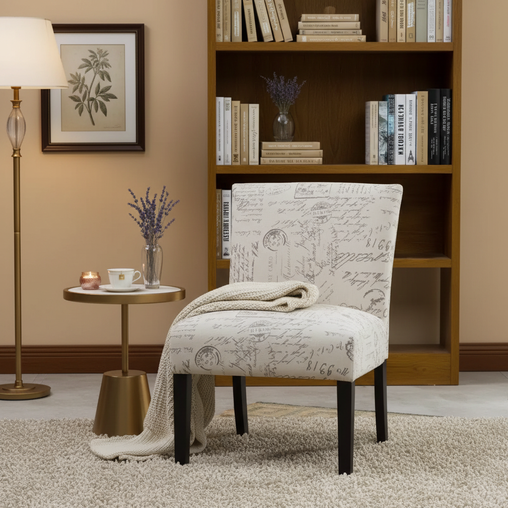 Fauteuil de salon moderne sans accoudoirs